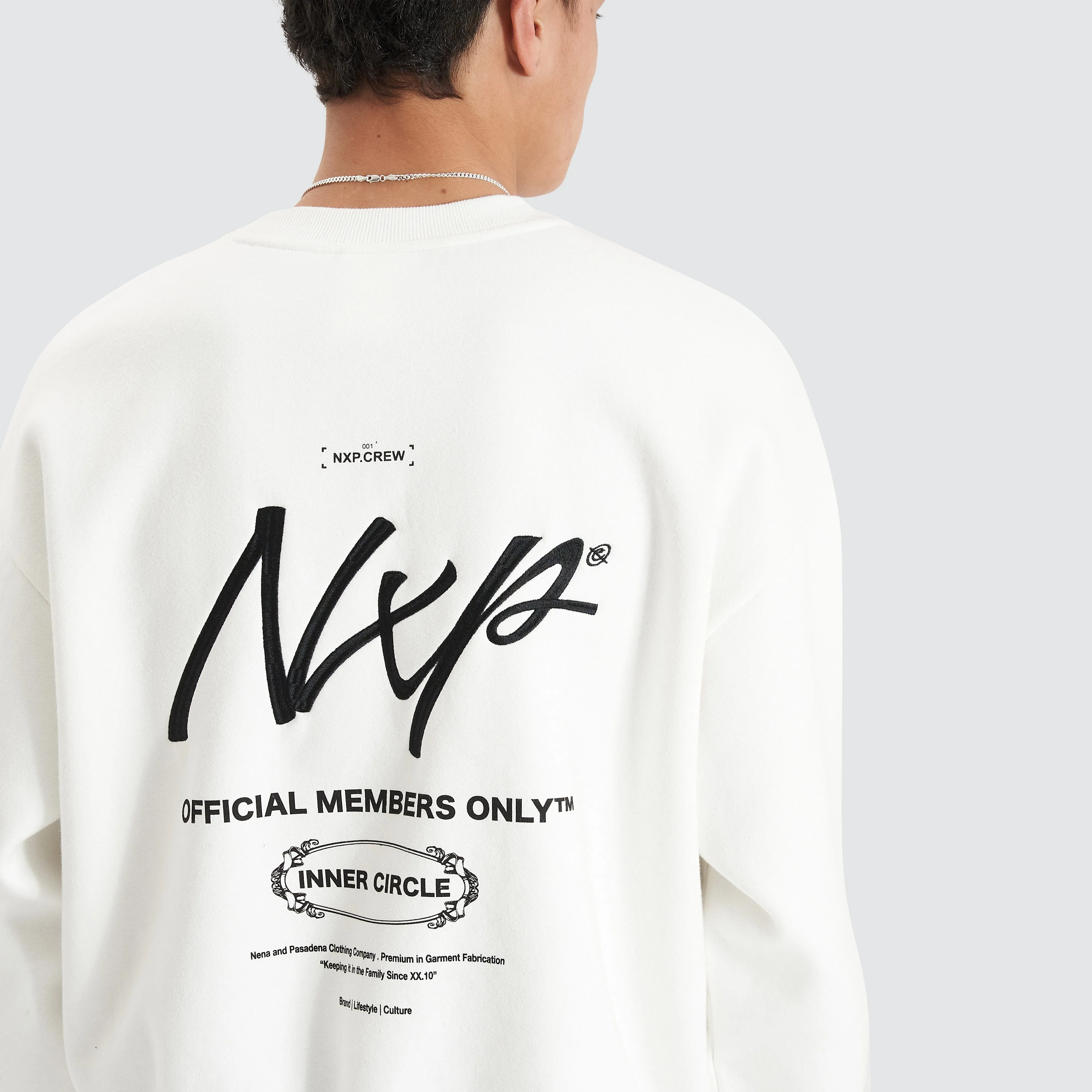 Dome Heavy Box Fit Jumper Natural White sold by Neverland product image thumbnail 5