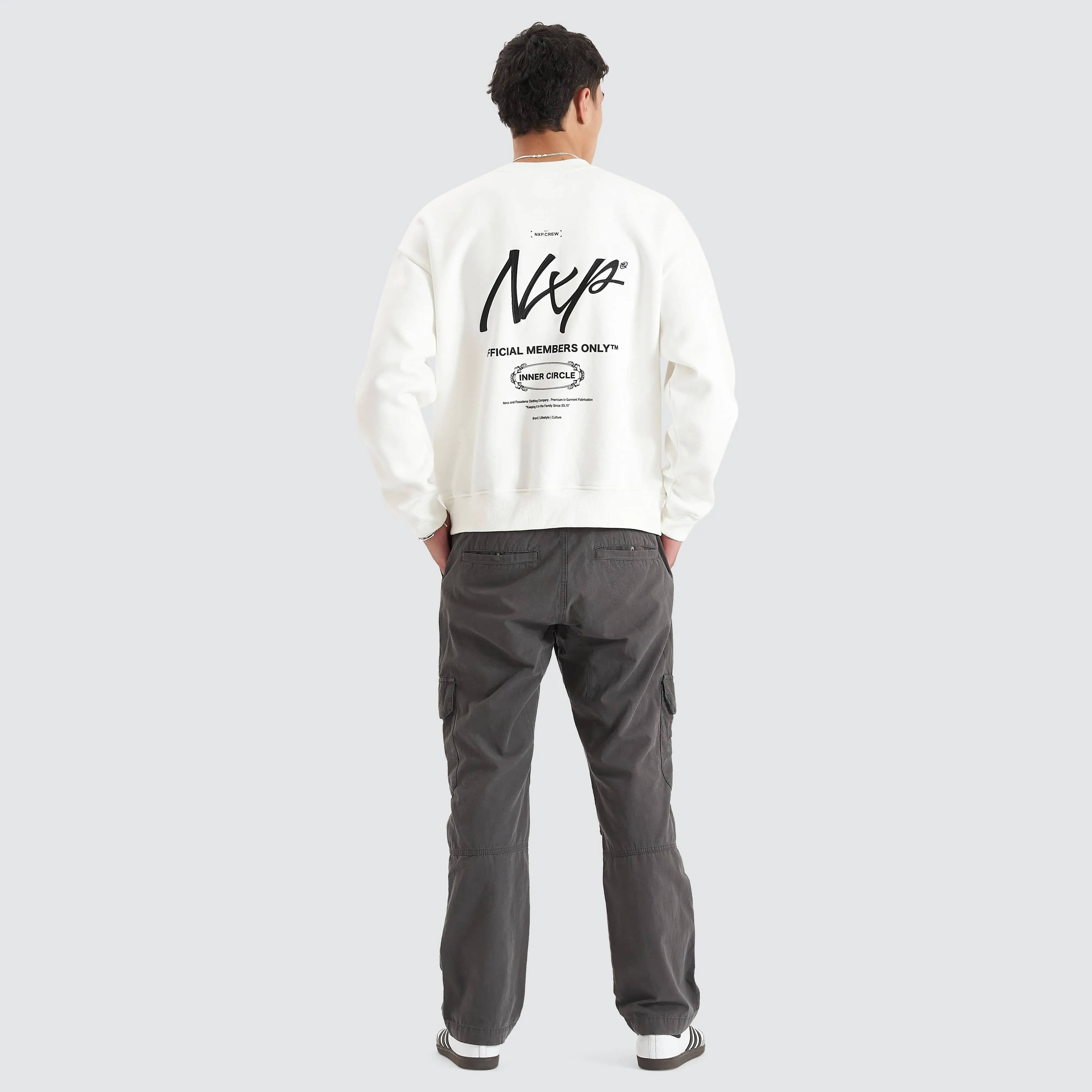 Dome Heavy Box Fit Jumper Natural White sold by Neverland product image thumbnail 4