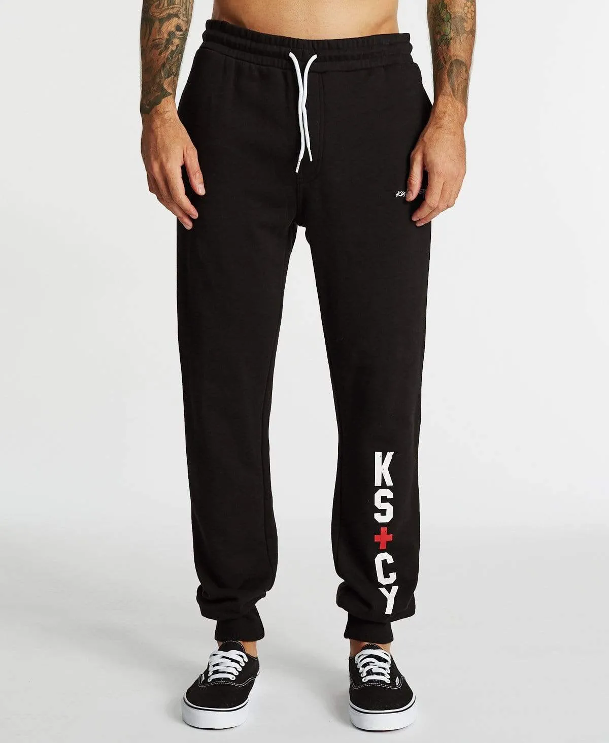 Outfield Track Pants Jet Black sold by Neverland product image thumbnail 3