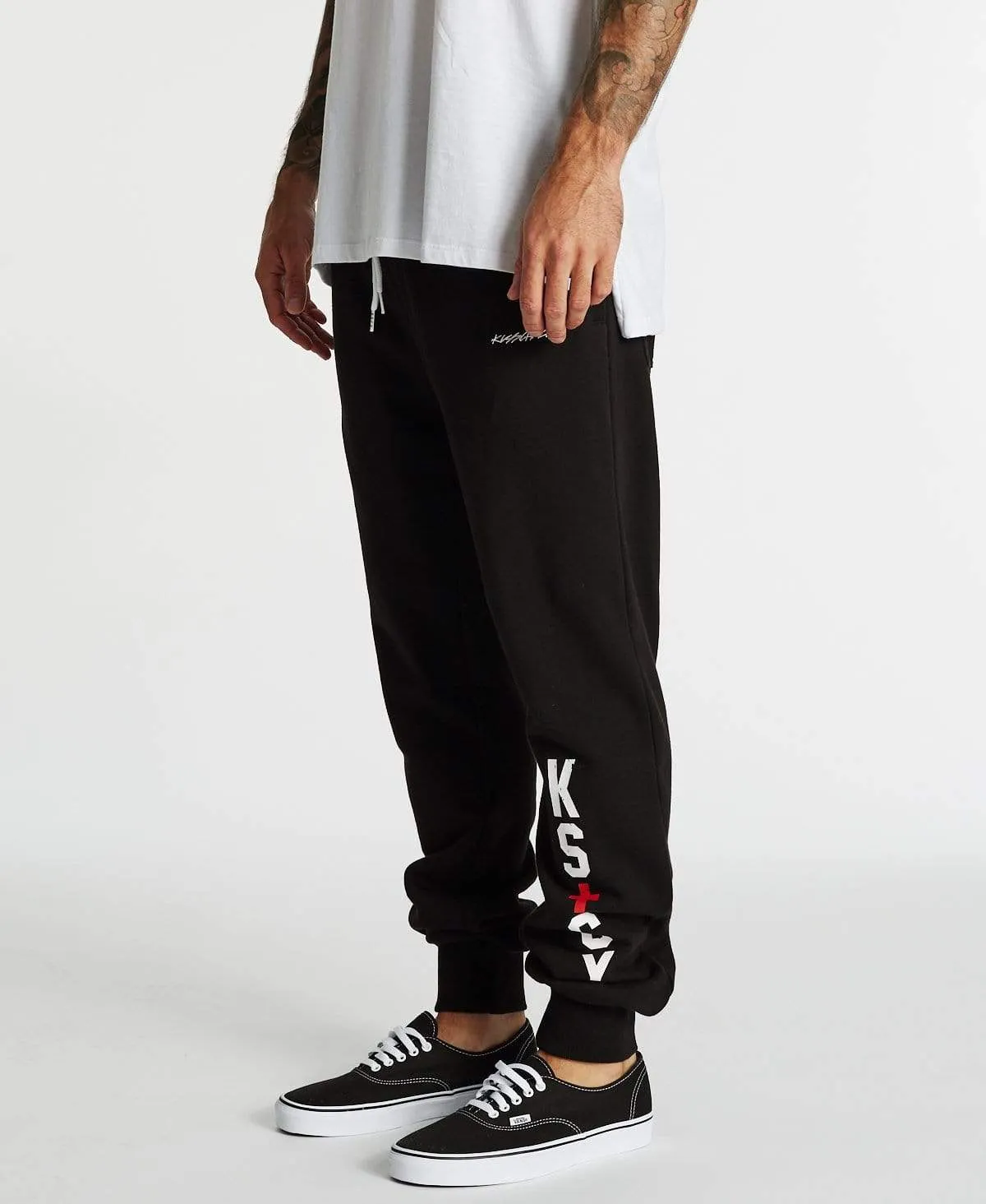 Outfield Track Pants Jet Black sold by Neverland product image thumbnail 4