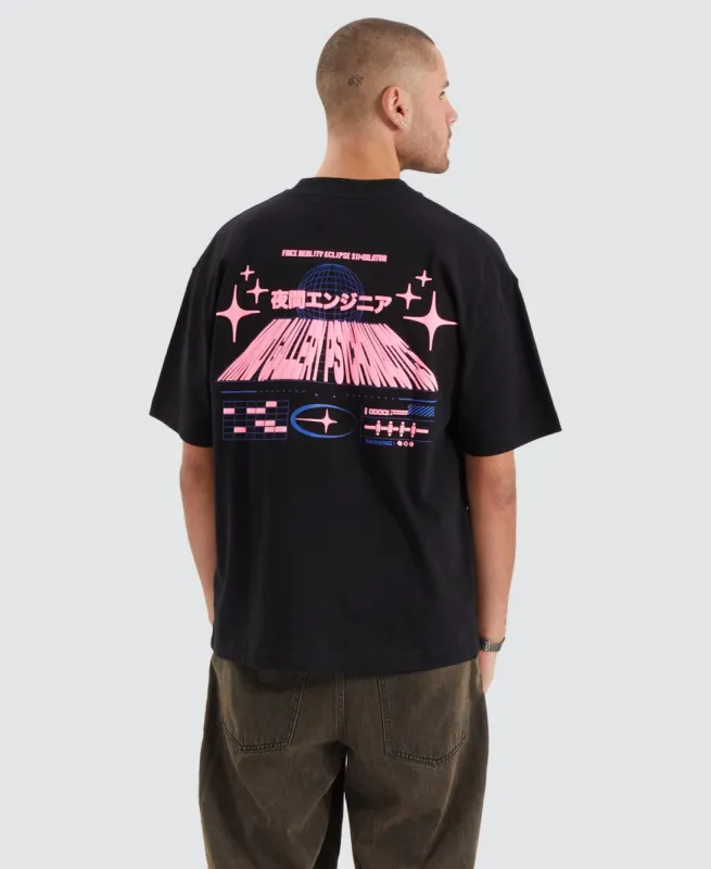 Motherboard Heavy Street Tee Jet Black made by Neverland