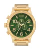 51-30 Chrono Watch Gold/Green Sunray/HP Gold sold by Neverland