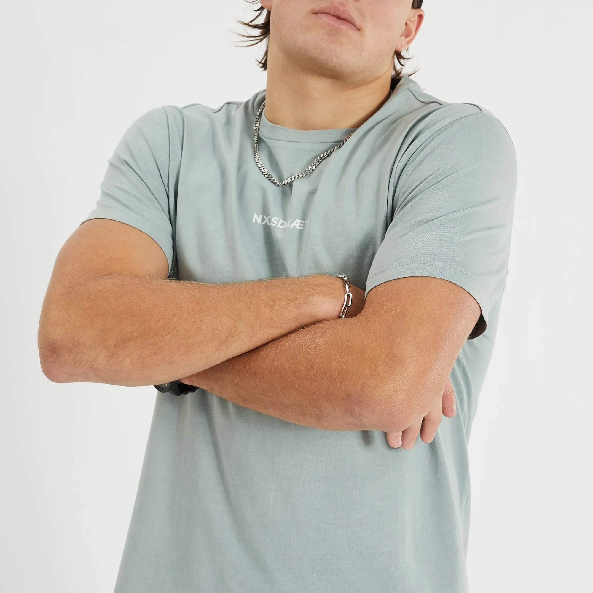 Inferno Cape Back T-Shirt Pigment Sage sold by Neverland product image thumbnail 3