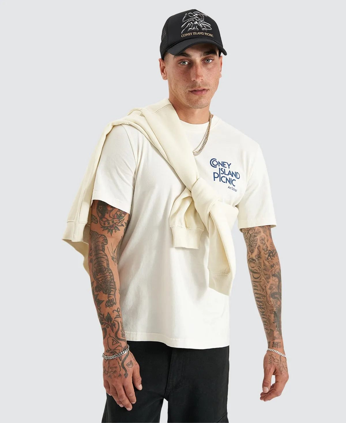 Art School T-Shirt Coconut White sold by Neverland