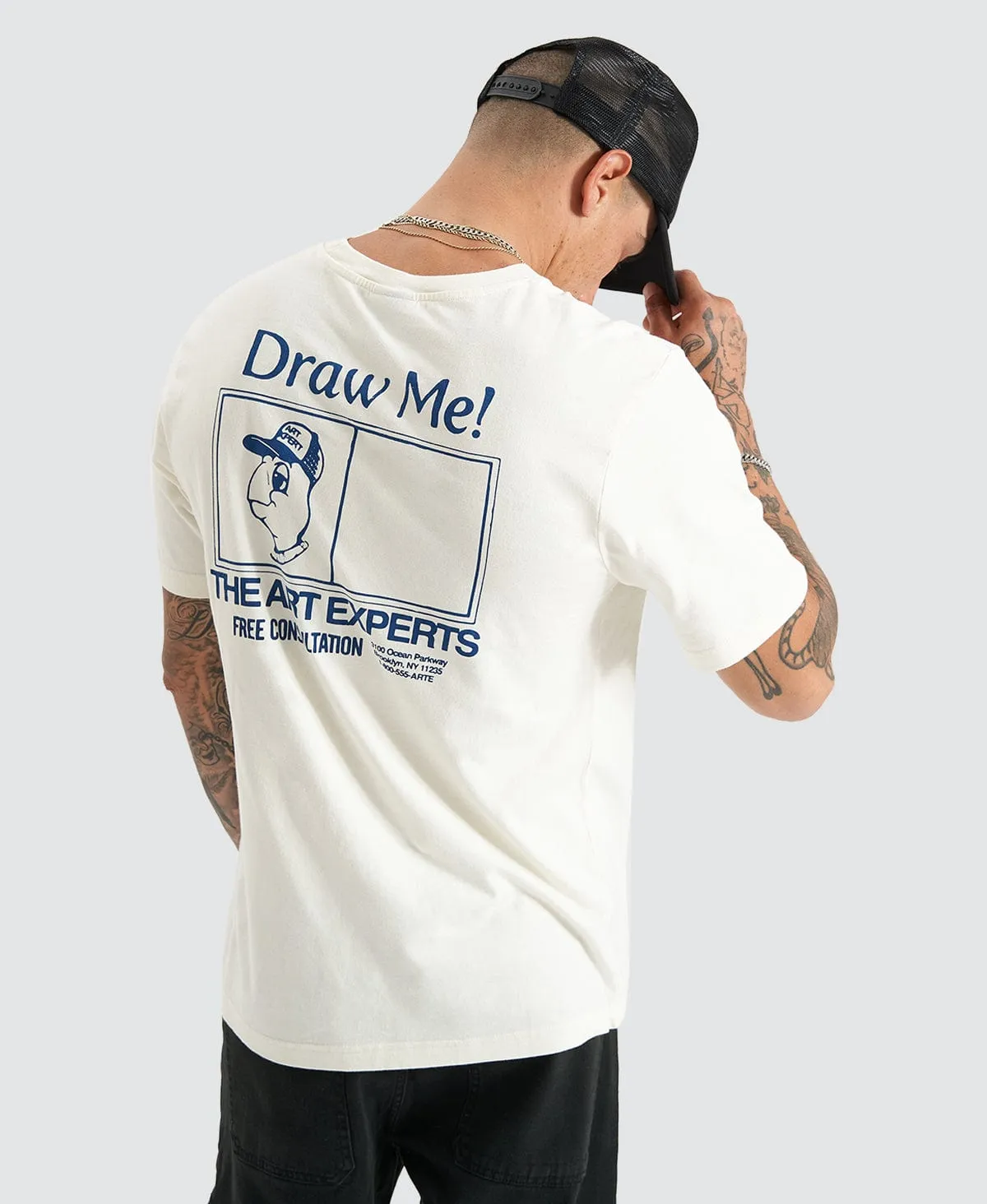 Art School T-Shirt Coconut White sold by Neverland product image thumbnail 2