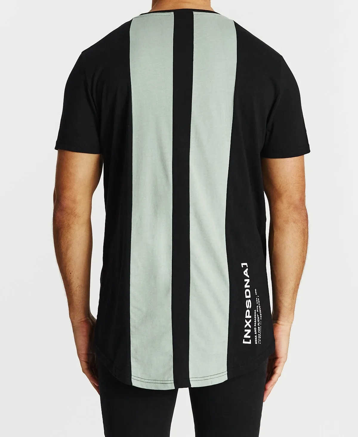 Crackling Cape Back T-Shirt Jet Black sold by Neverland