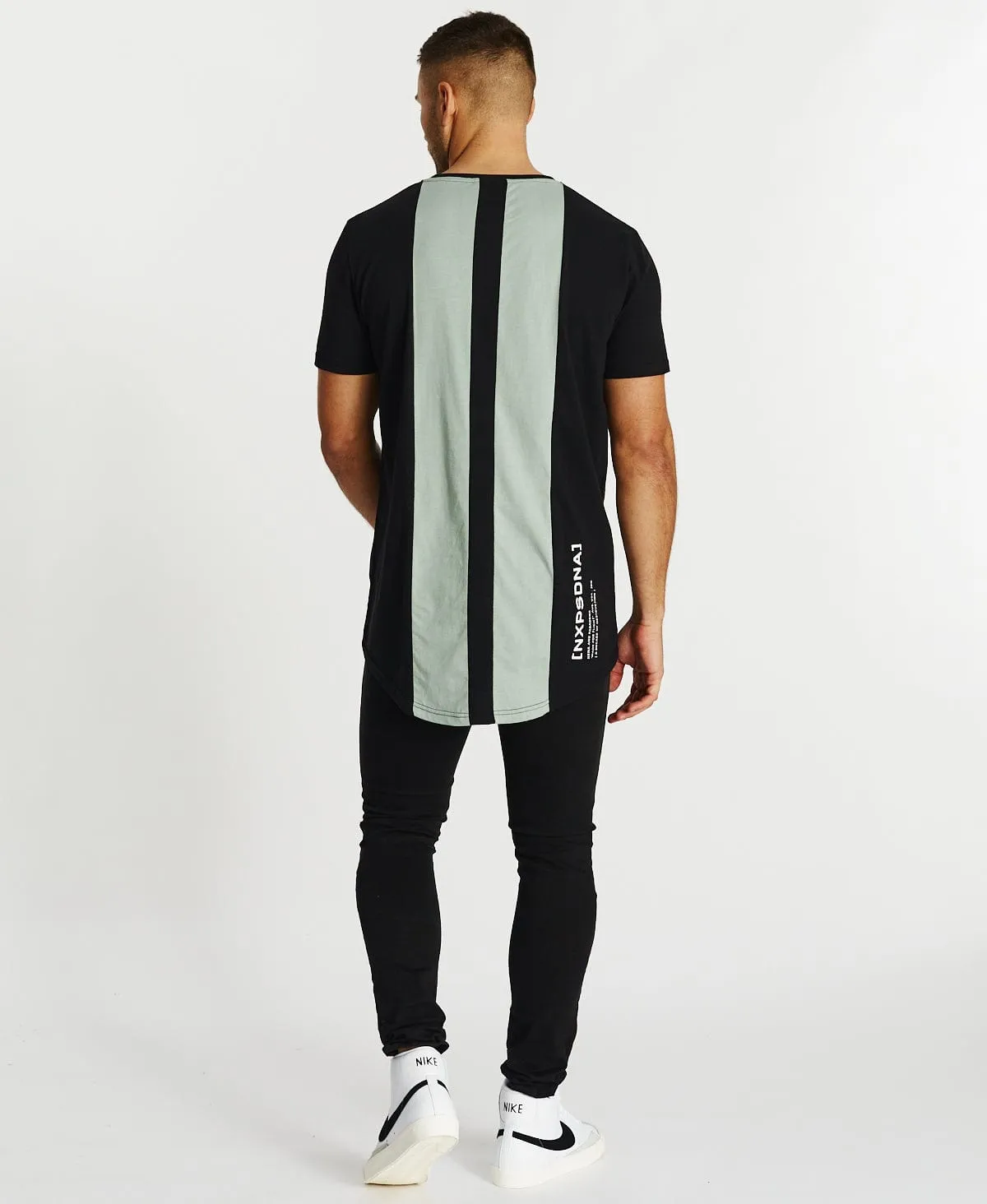 Crackling Cape Back T-Shirt Jet Black sold by Neverland product image thumbnail 5