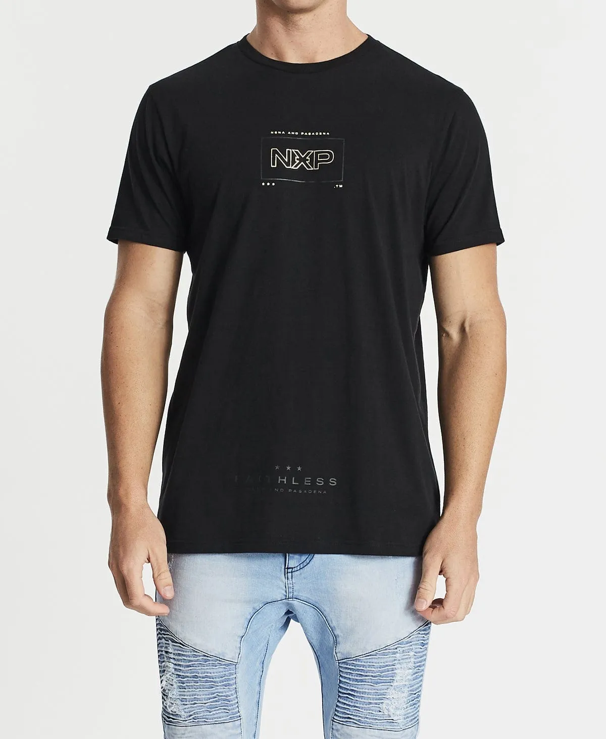 Faithless Cape Back T-Shirt Jet Black sold by Neverland product image thumbnail 2