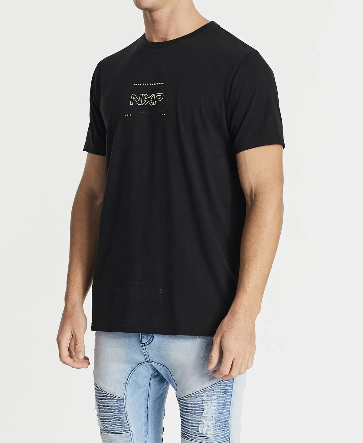 Faithless Cape Back T-Shirt Jet Black sold by Neverland product image thumbnail 3