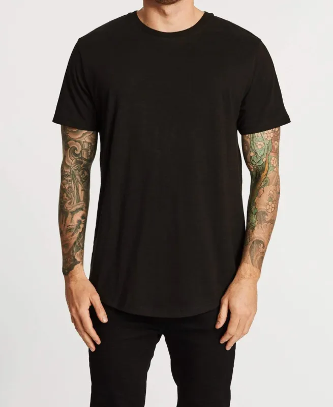 Baseball T-Shirt Jet Black sold by Neverland