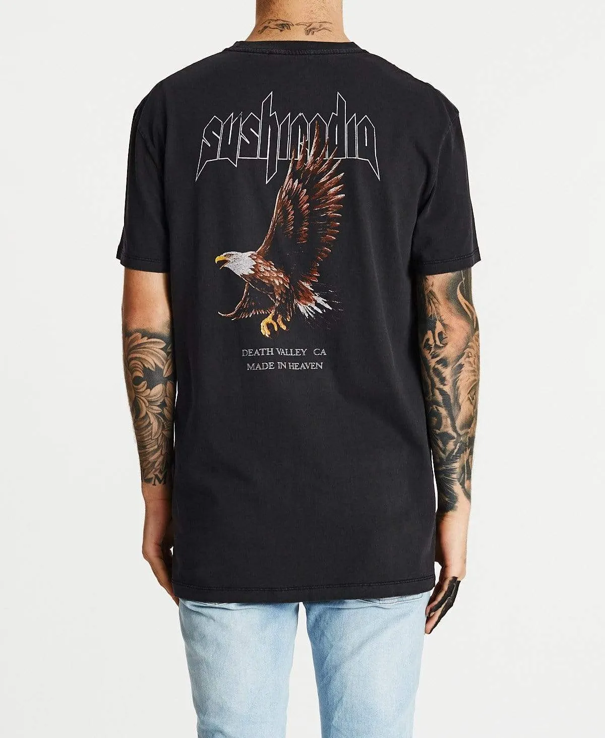 Death Valley Relaxed T-Shirt Pigment Black sold by Neverland