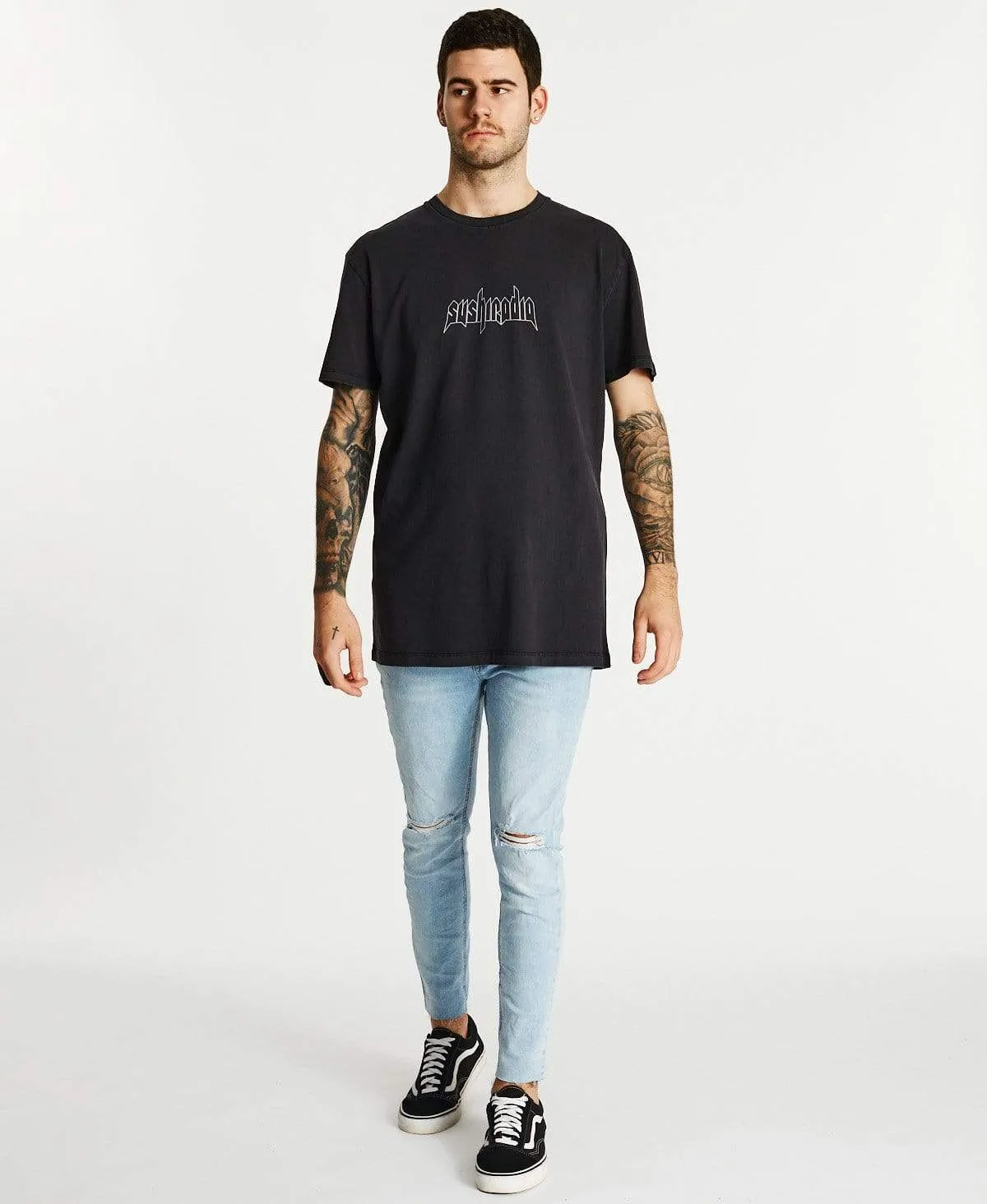 Death Valley Relaxed T-Shirt Pigment Black sold by Neverland product image thumbnail 4