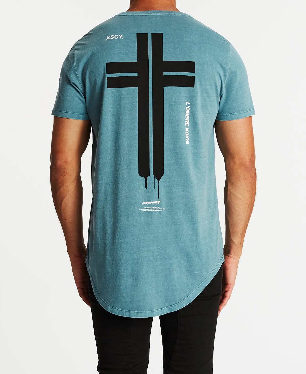 Steady Roller Dual Curved T-Shirt Pigment Lead sold by Neverland