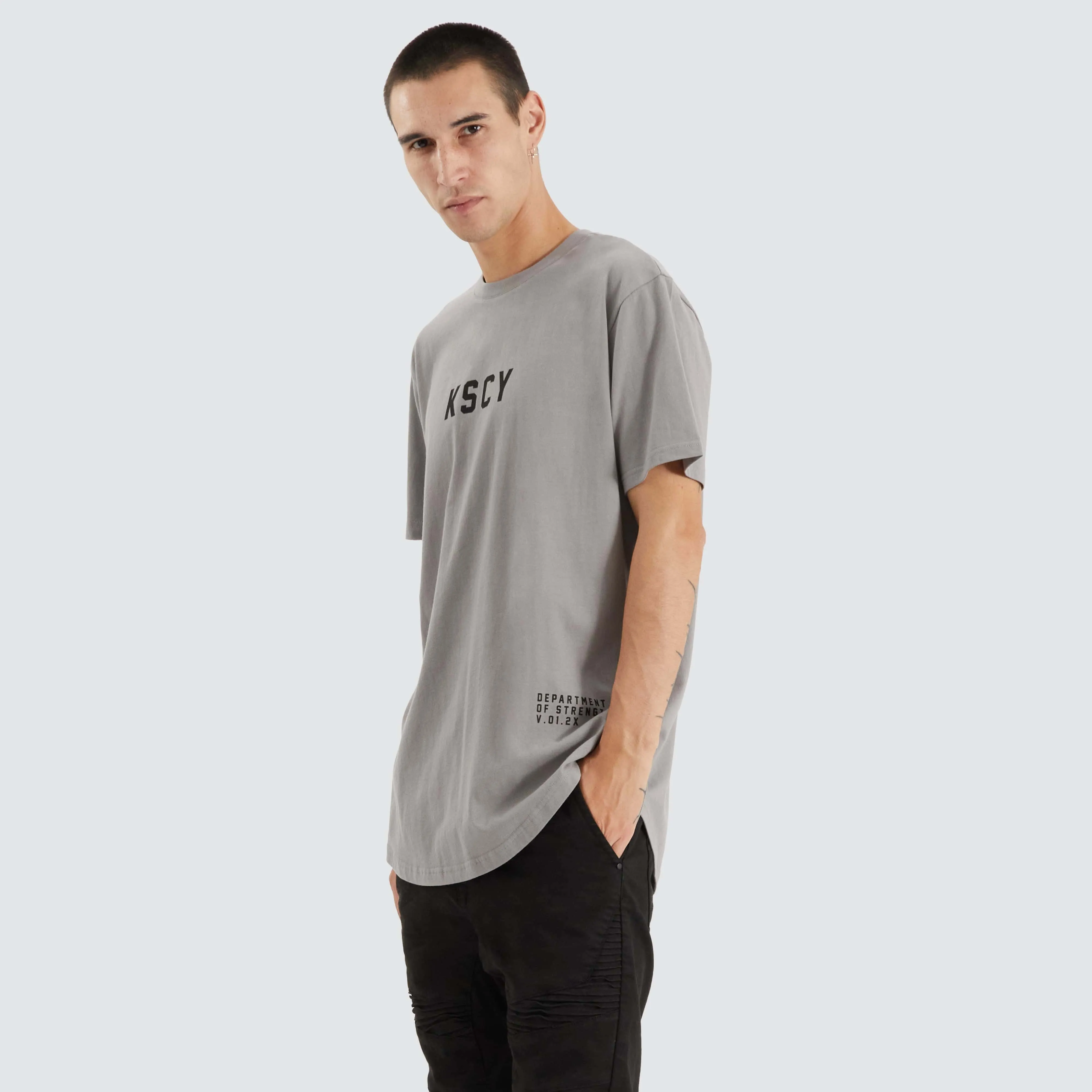 Fairplay Dual Curved Tee Frost Grey sold by Neverland product image thumbnail 4