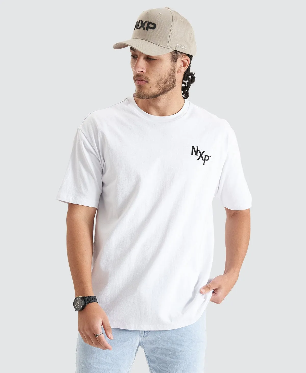 Orbit Heavy Box Fit Tee Optical White sold by Neverland product image thumbnail 2