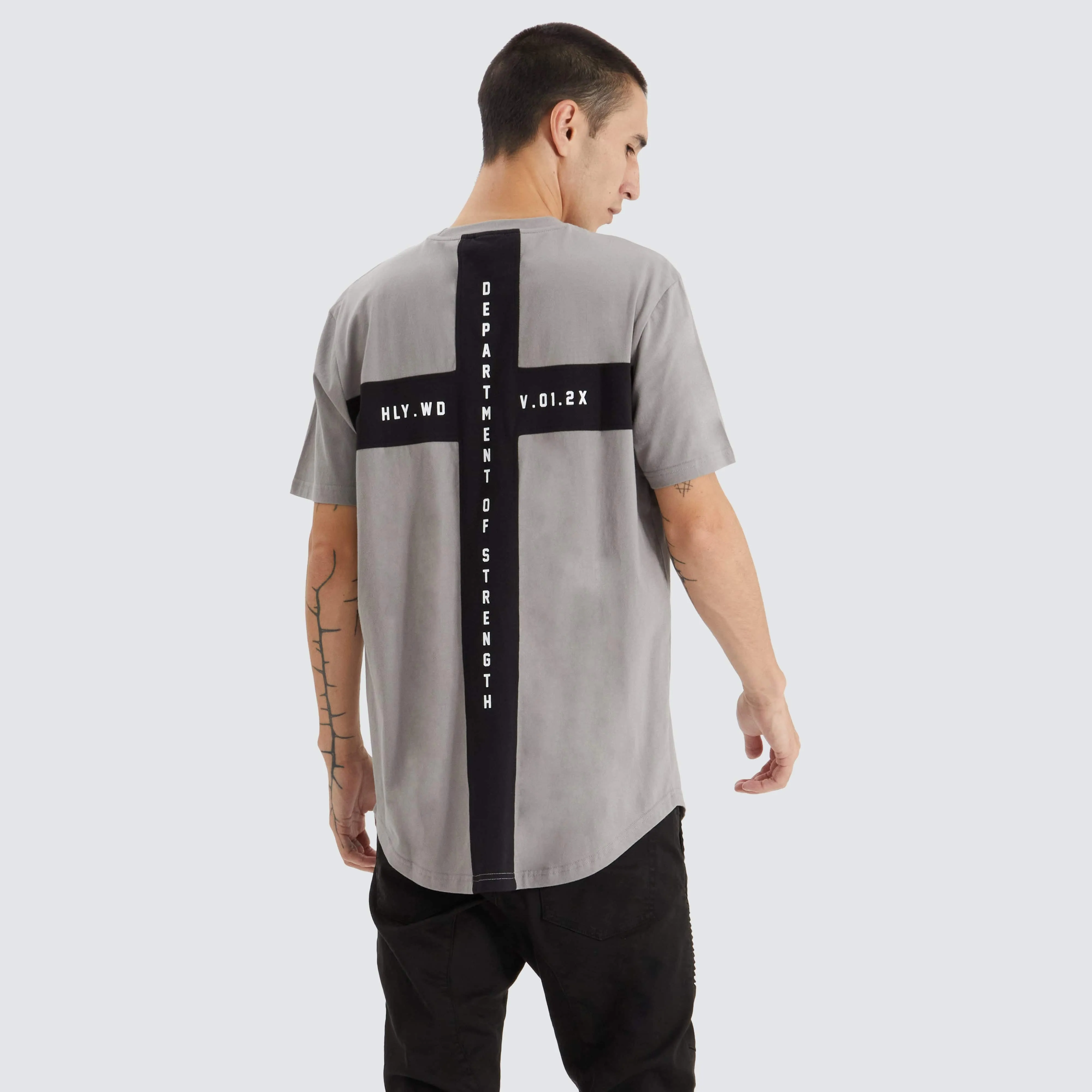 Fairplay Dual Curved Tee Frost Grey sold by Neverland