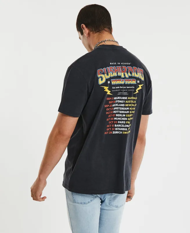 Poison Relaxed Fit T-Shirt Mineral Anthracite Black sold by Neverland