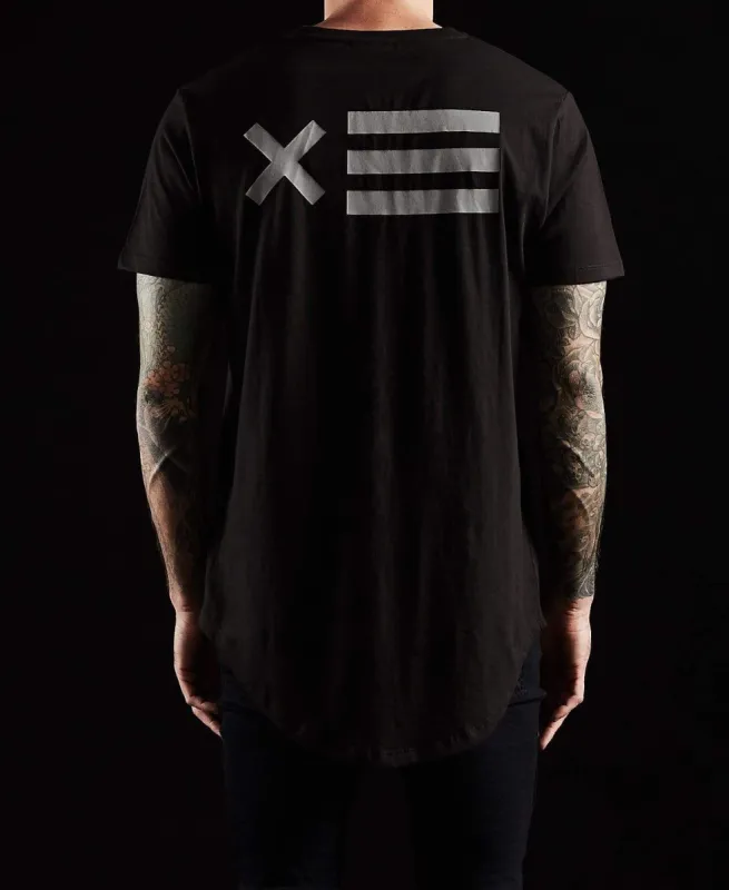 Refused Cape Back T-Shirt Jet Black sold by Neverland