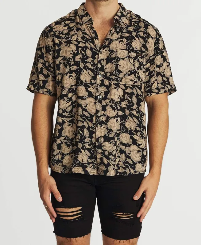 Garageland Short Sleeve Shirt Candlebright Multi Colour sold by Neverland