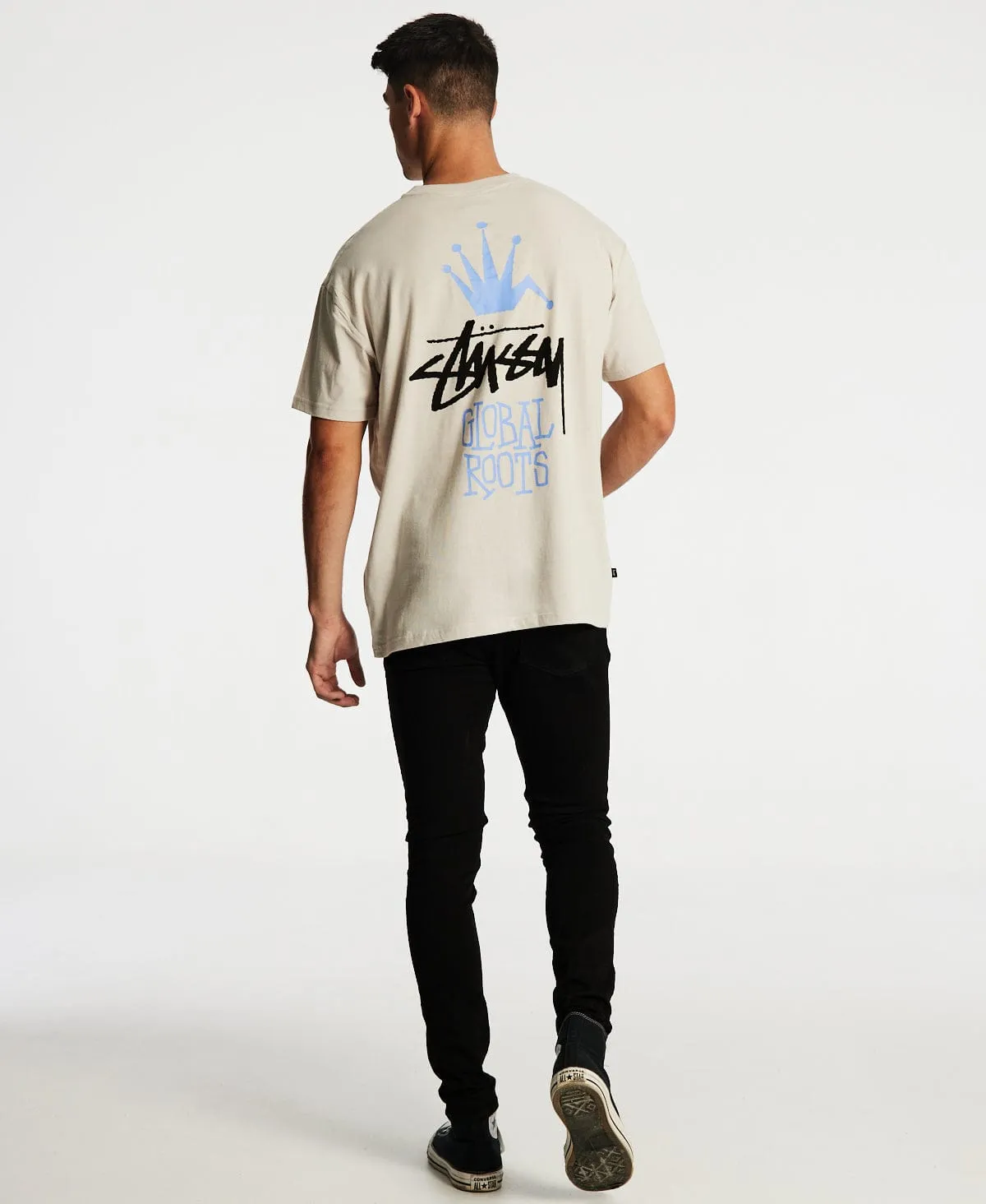 Global Roots 50/50 T-Shirt White Sand sold by Neverland product image thumbnail 4