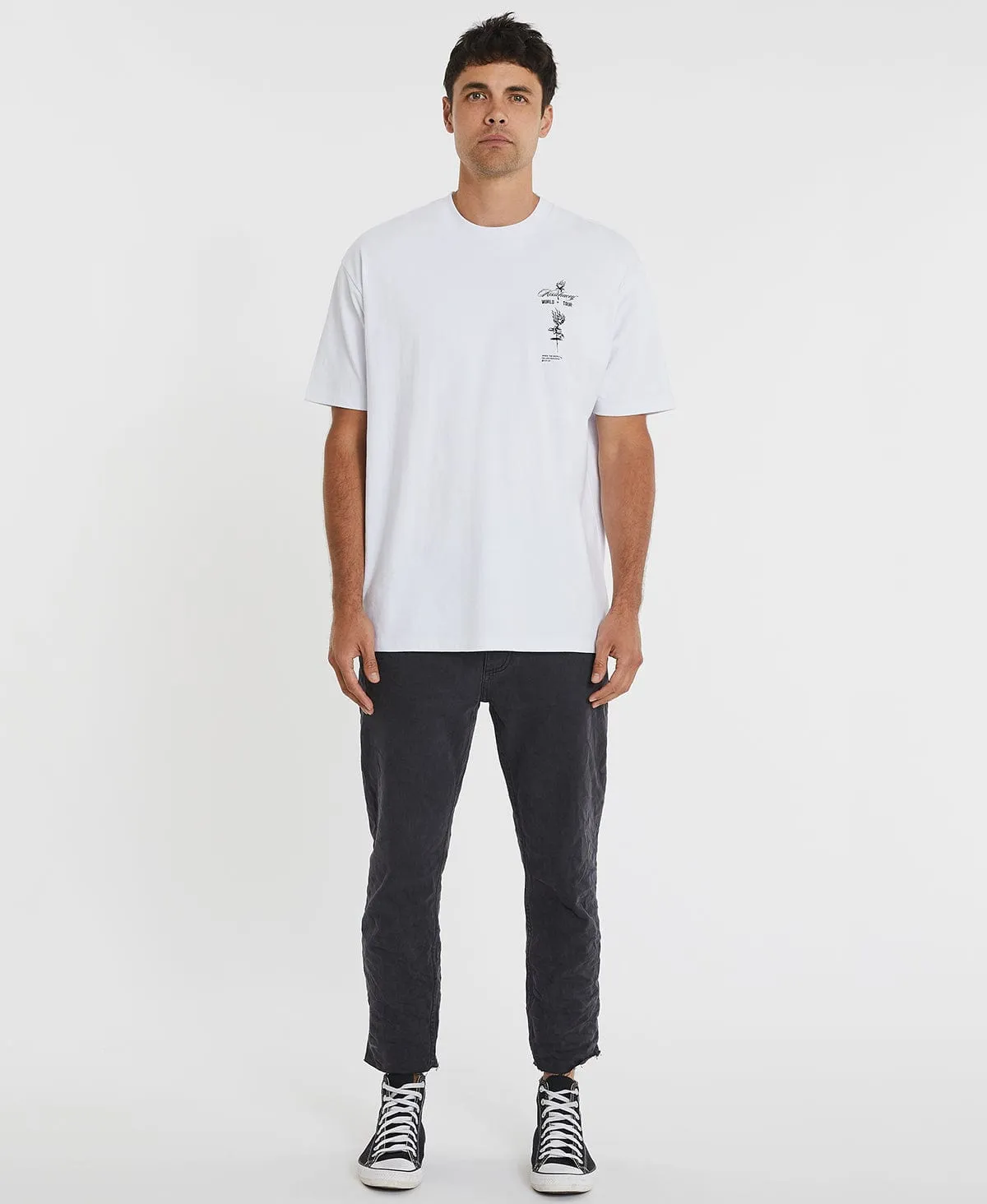 Fallen Heavy Box Fit T-Shirt Optical White sold by Neverland product image thumbnail 3