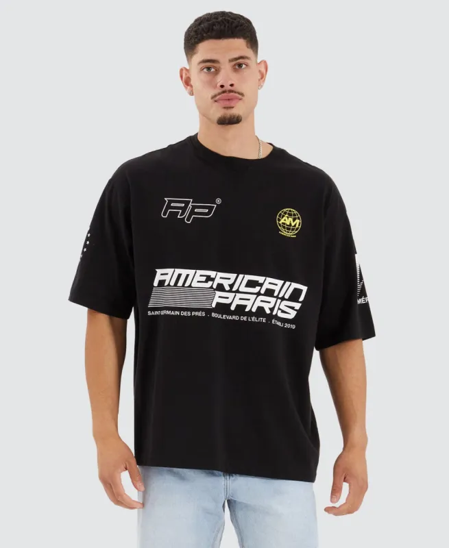 Salto Heavy Extra Oversized Tee Jet Black sold by Neverland