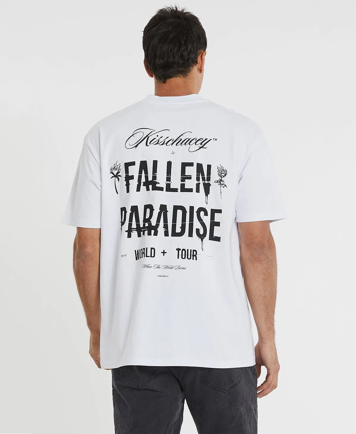 Fallen Heavy Box Fit T-Shirt Optical White sold by Neverland