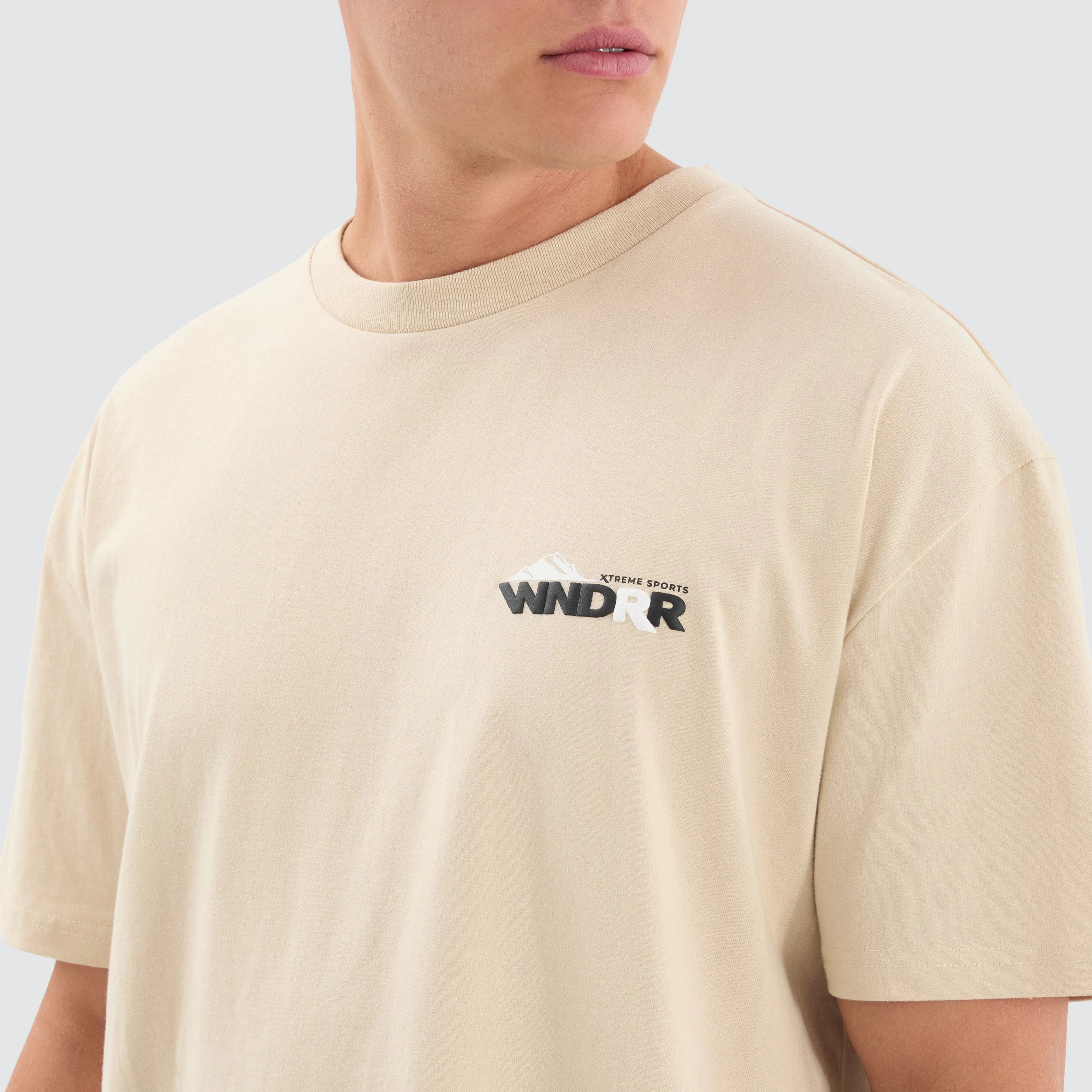 Ranges Box Fit Tee Tan sold by Neverland product image thumbnail 3