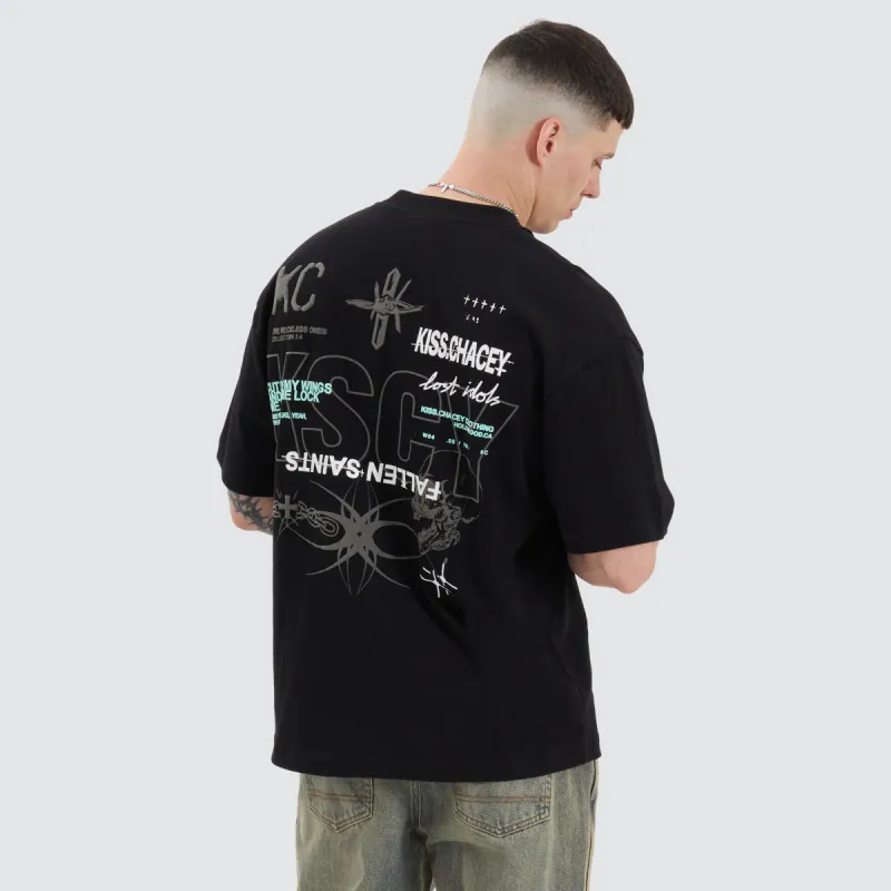 Wistman Street Tee Jet Black sold by Neverland