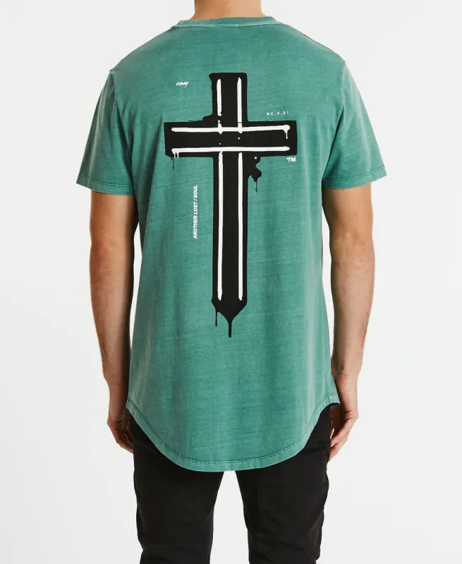 Beneath Dual Curved T-Shirt Pigment Trellis sold by Neverland