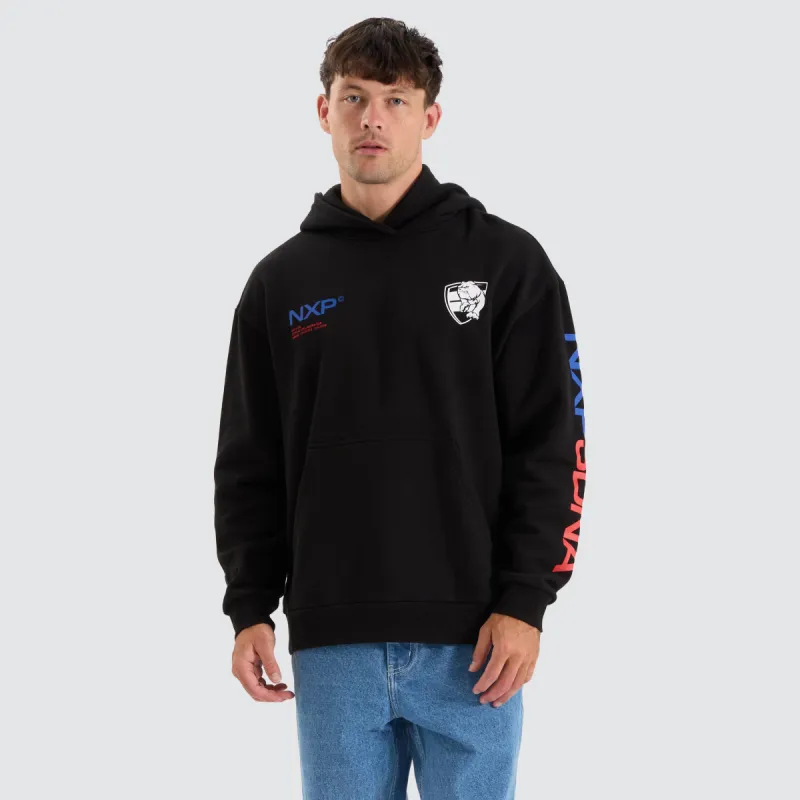Western Bulldogs AFL Relaxed Hoodie Jet Black sold by Neverland
