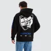 Western Bulldogs AFL Relaxed Hoodie Jet Black sold by Neverland