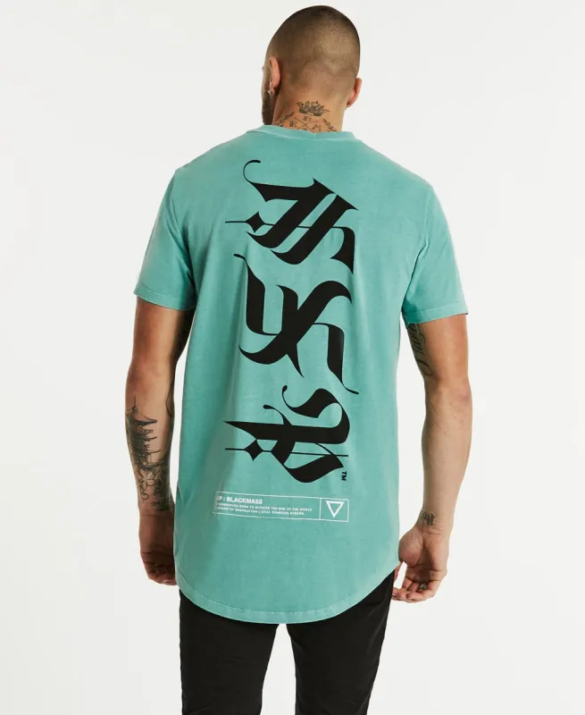 Burst Cape Back T-Shirt Pigment Teal sold by Neverland