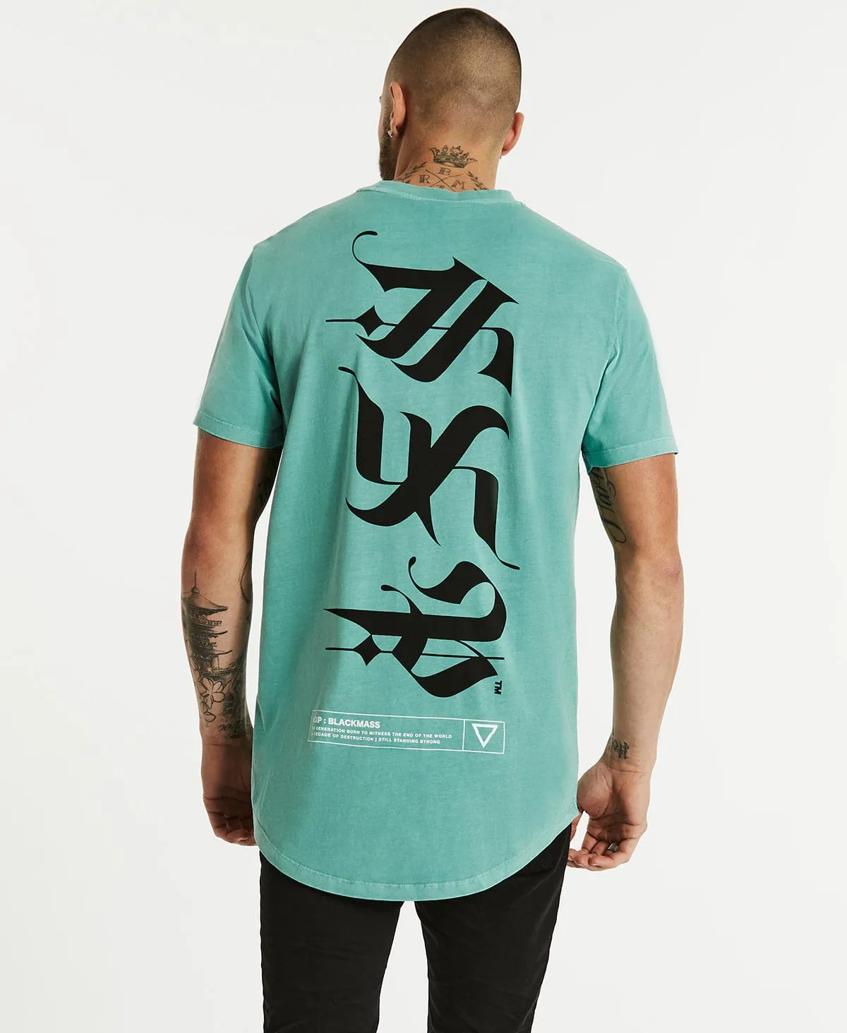 Burst Cape Back T-Shirt Pigment Teal sold by Neverland