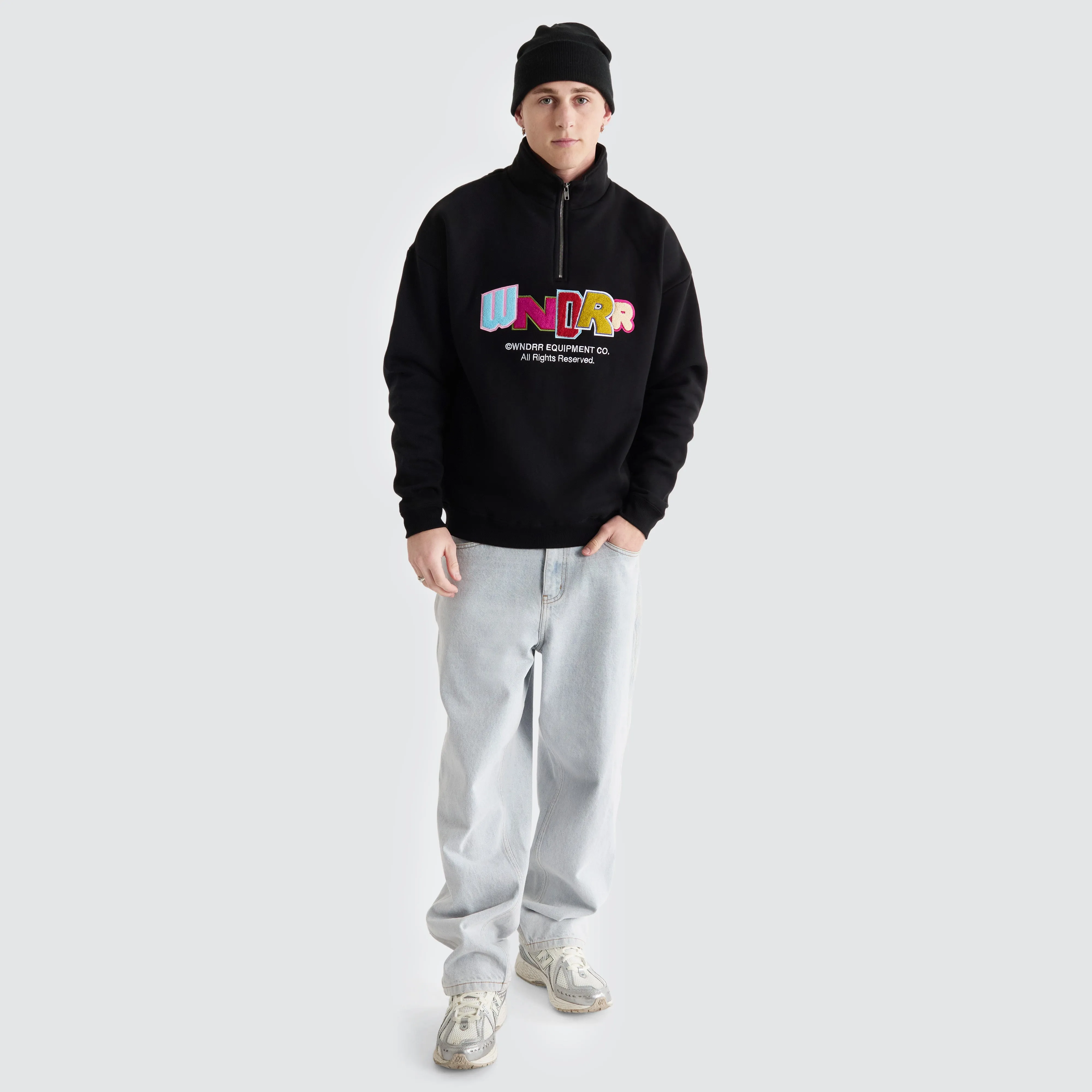 Sherri 1/4 Zip Sweat Black sold by Neverland product image thumbnail 4