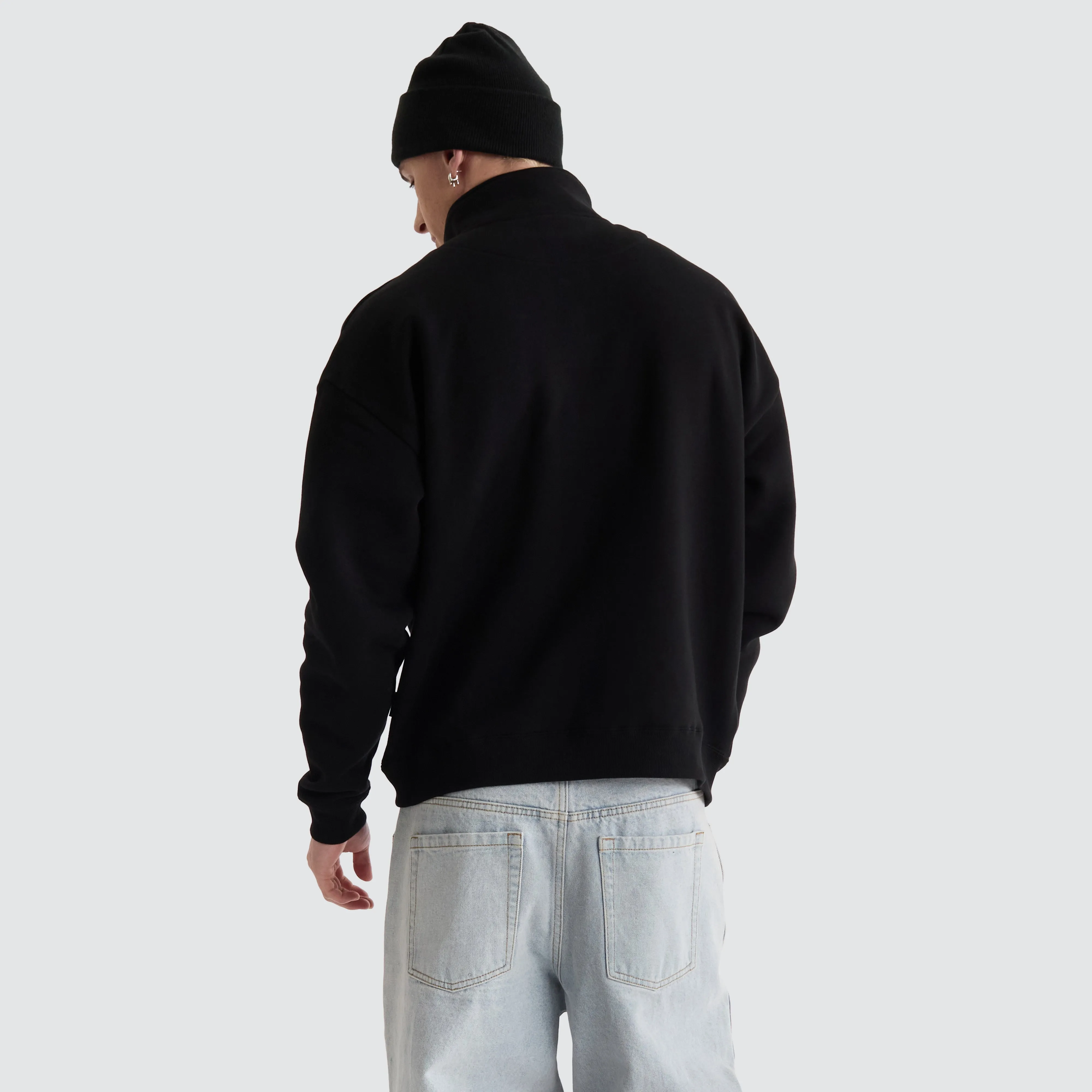 Sherri 1/4 Zip Sweat Black sold by Neverland product image thumbnail 3