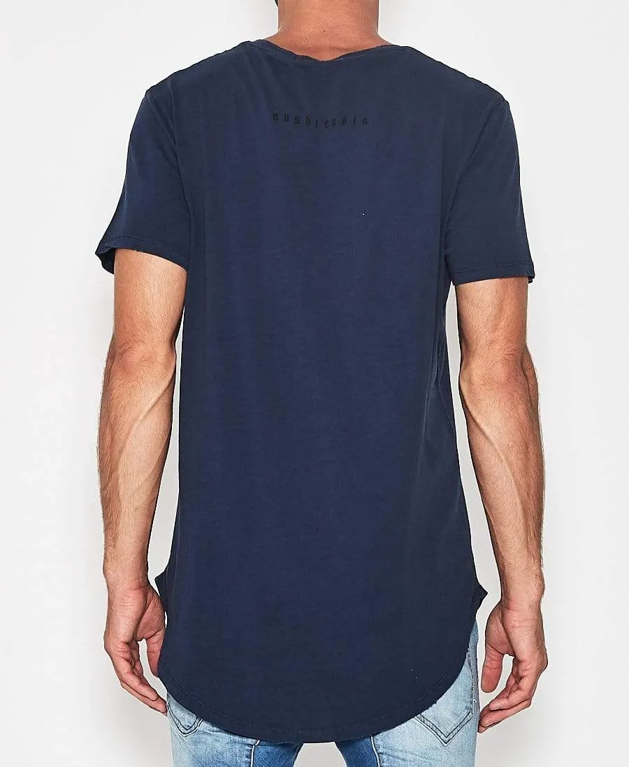 Basic Baseball T-Shirt Blueberry sold by Neverland product image thumbnail 2