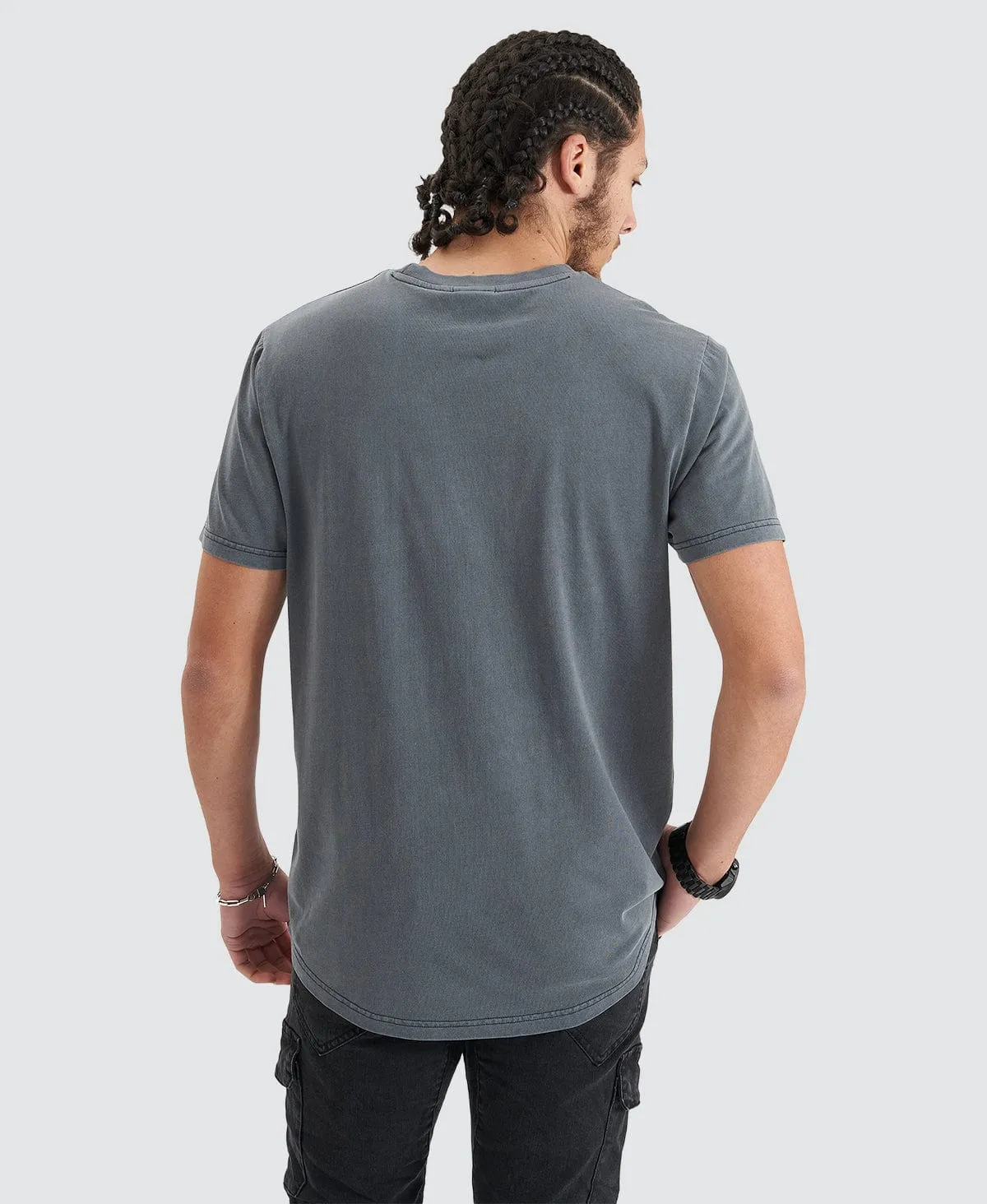 Blockade Dual Curved Tee Pigment Castlerock sold by Neverland product image thumbnail 2