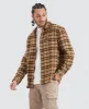 Flanny Tan Check Shirt sold by Neverland