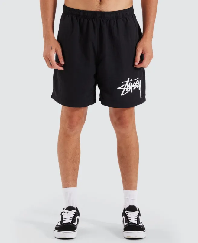 Big Stock Water Shorts Black made by Neverland