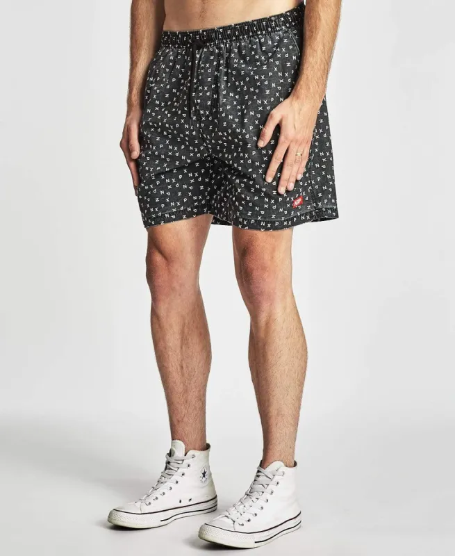 Boulevard Basic Swim Shorts Jet Black sold by Neverland