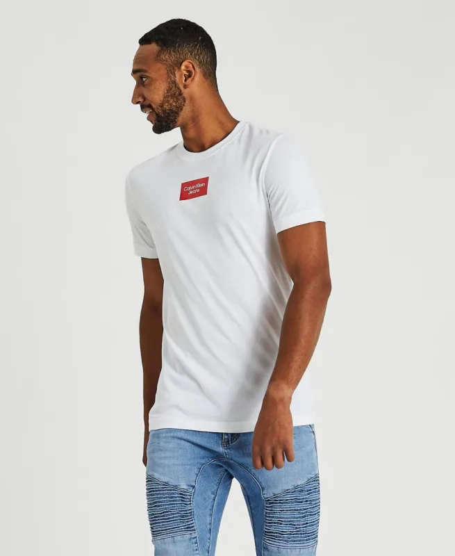 Small Center Box T-Shirt Bright White sold by Neverland