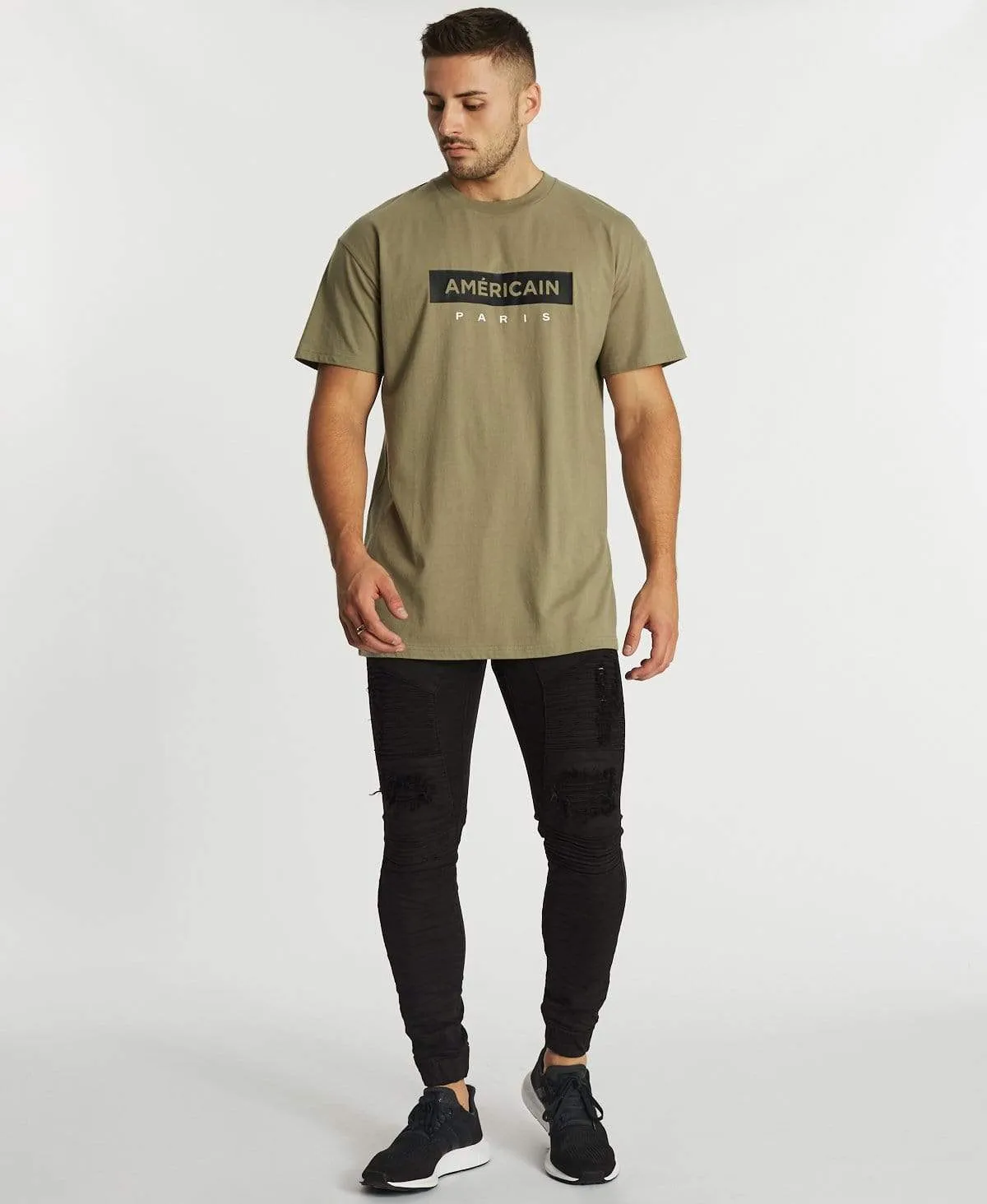 Poussiereux Oversized T-Shirt Khaki sold by Neverland product image thumbnail 4