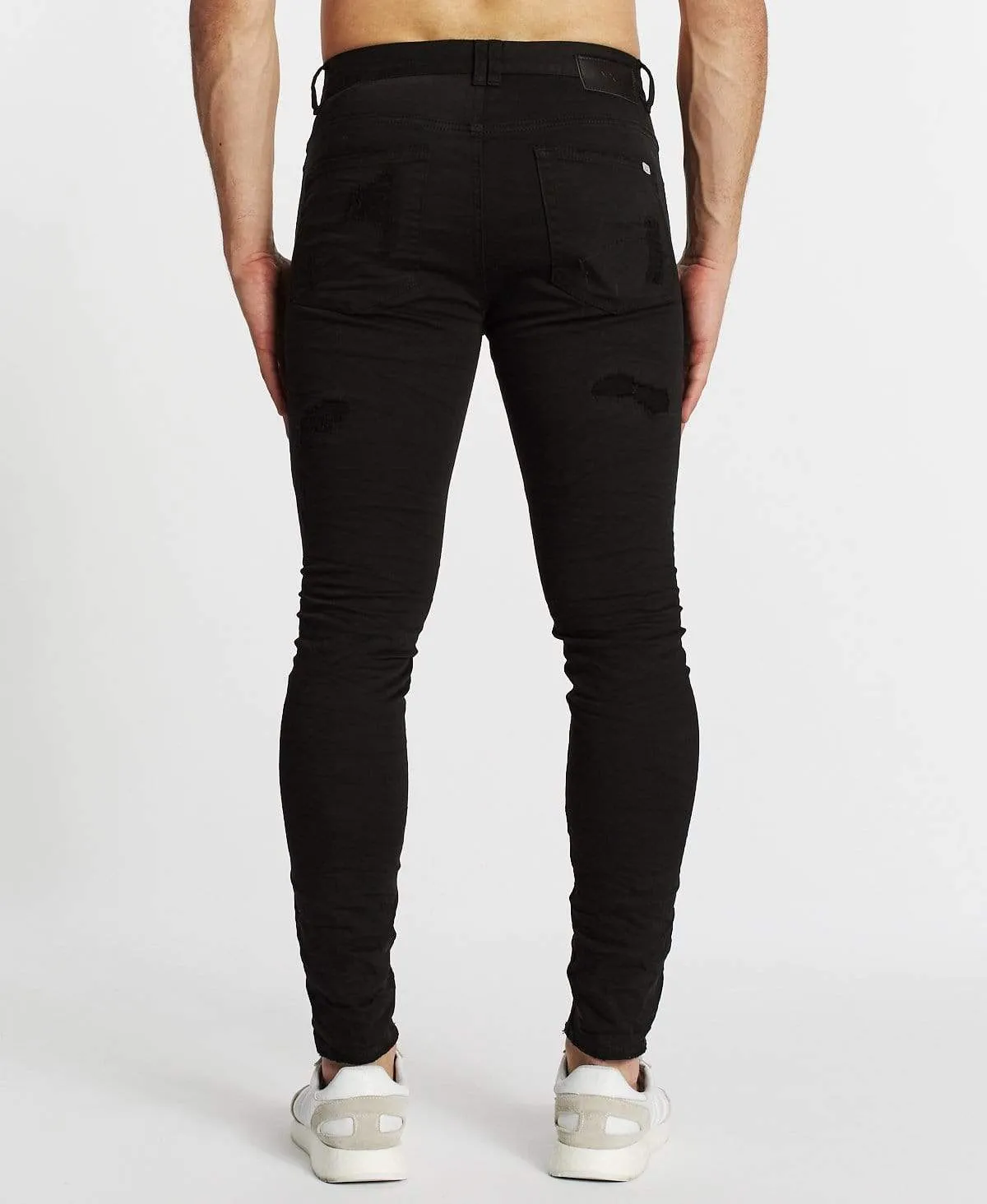 Shredder Skinny Jean Destroyed Black sold by Neverland product image thumbnail 2