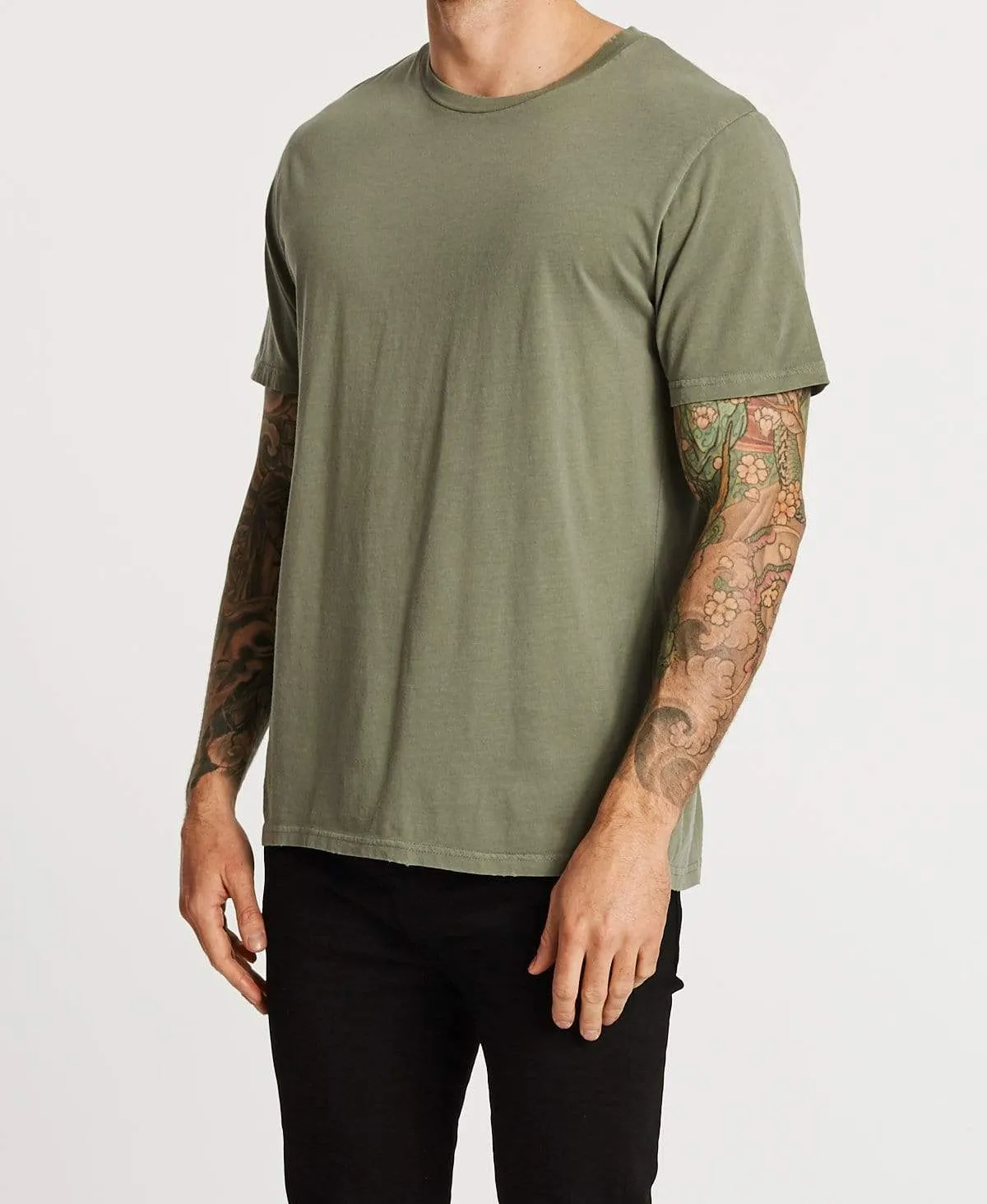 Basic Box Fit T-Shirt Shadow sold by Neverland product image thumbnail 3
