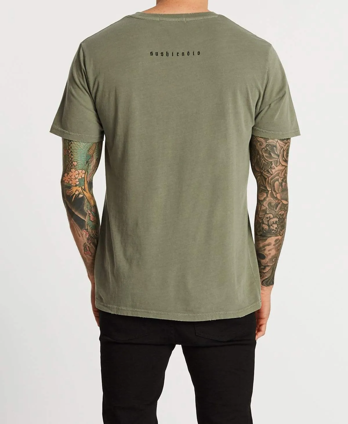 Basic Box Fit T-Shirt Shadow sold by Neverland product image thumbnail 2