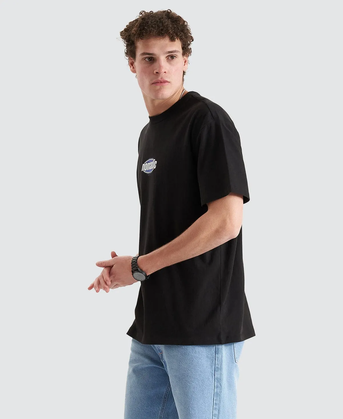 Never Relaxed Tee Anthracite Black sold by Neverland product image thumbnail 5