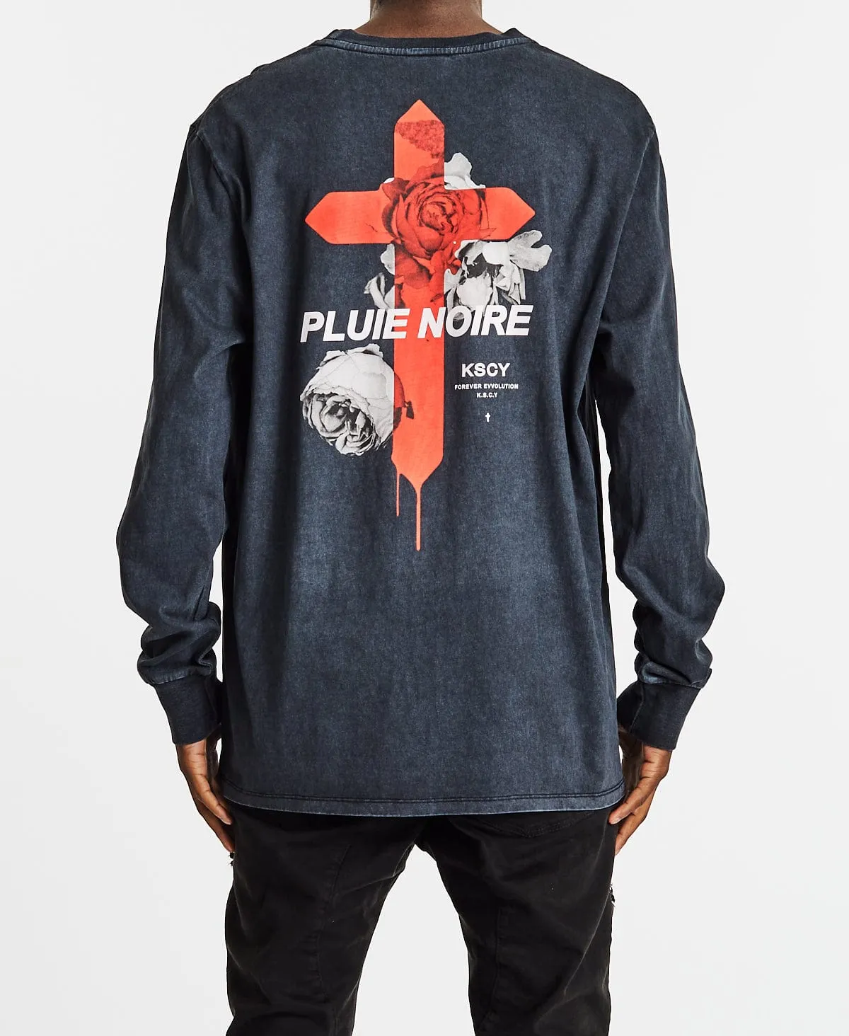 Mystery Standard Long Sleeve T-Shirt Pigment Black sold by Neverland