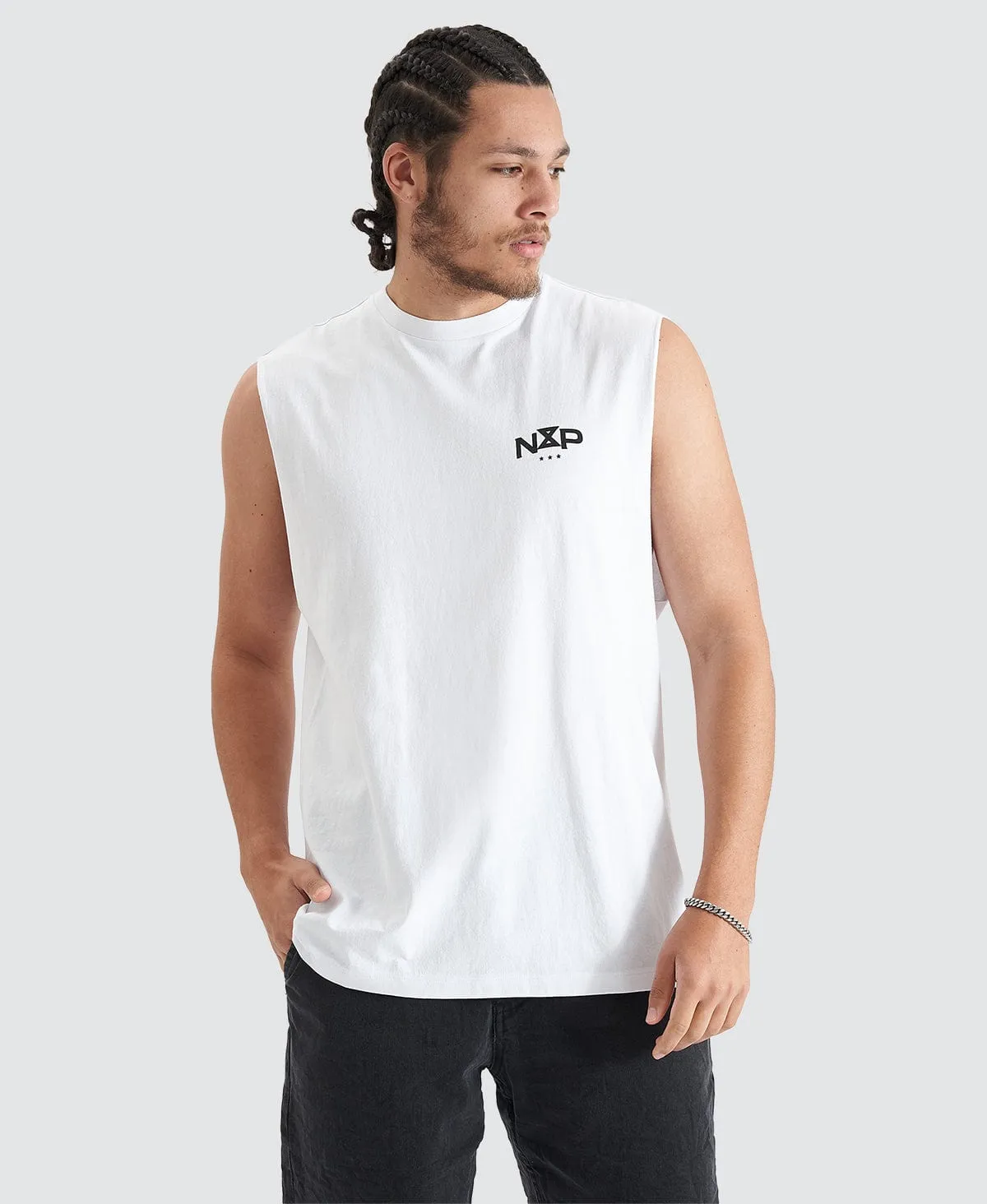 Rogue Muscle Optical White sold by Neverland