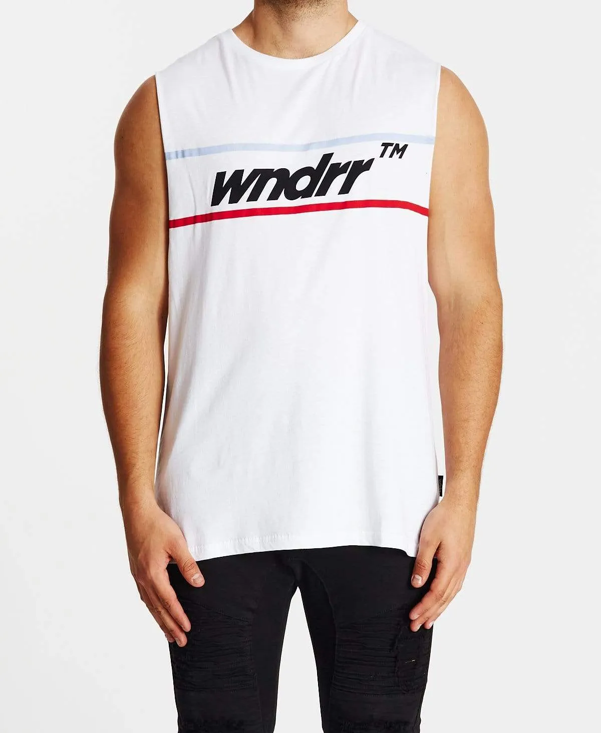 Booker Muscle Tee White sold by Neverland